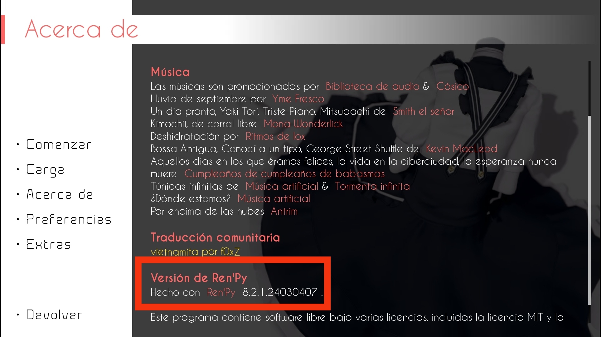 Cómo identificar un juego Ren'Py